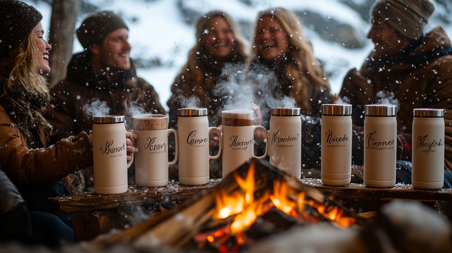 Thermos et bouteilles isothermes personnalisées pour l’hiver